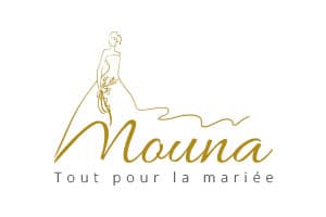 Logo Mouna – Tout pour la mariée – client TAMUDAWEB