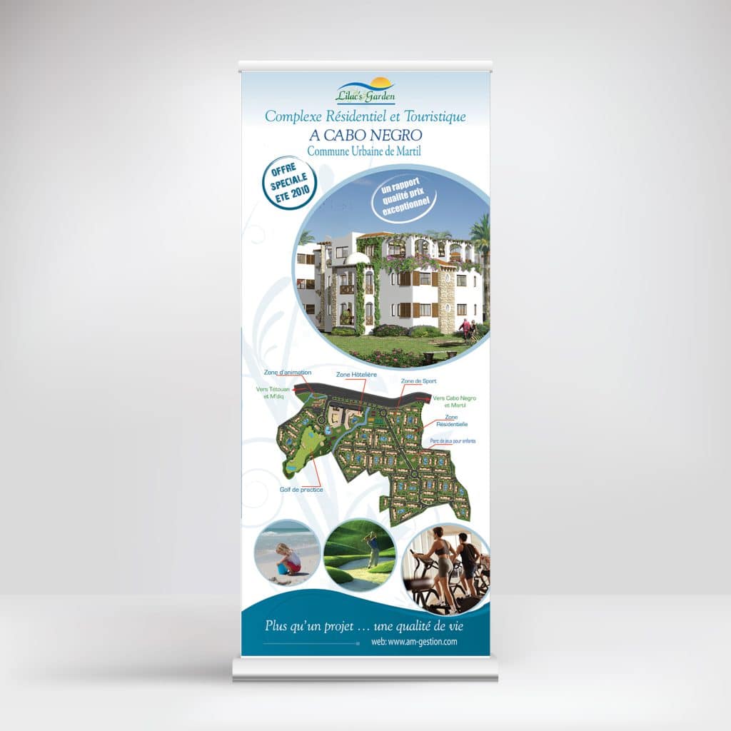 Roll-up – programme immobilier – réalisation TAMUDAWEB